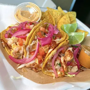 Shrimp tacos