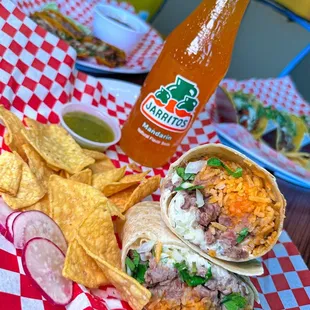 Asada burrito
