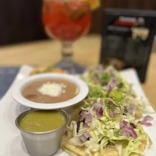 #2 three taco  plate