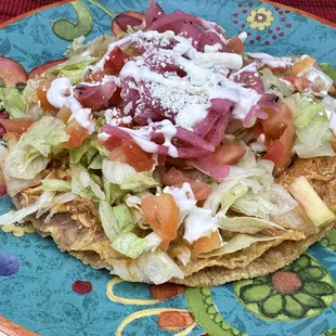 Tinga Tostada