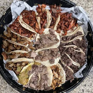 What kind of tacos would you put in your platter?
