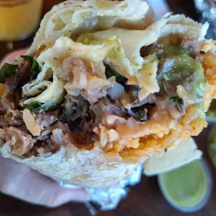 Carnitas Asada Burrito