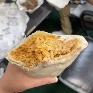 Birria burrito &quot;no birria&quot;