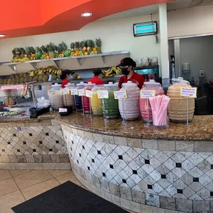 Fresh drinks of your choice