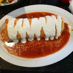 Wet burrito