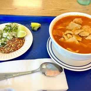 Menudo plate