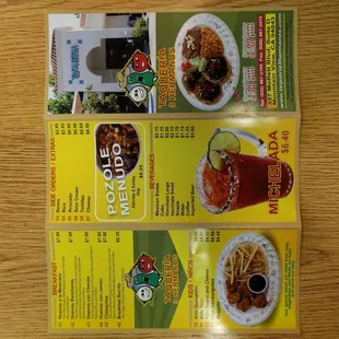 ramen and noodles, menu