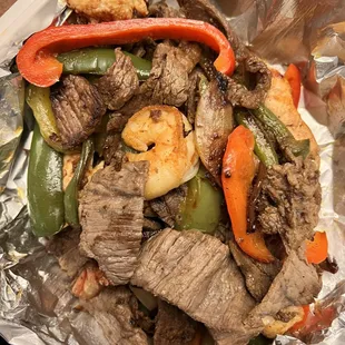 Steak &amp; Shrimp Fajita