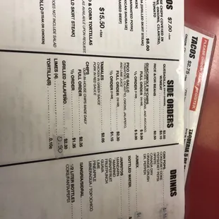 More menu for a place that doesn&apos;t deliver