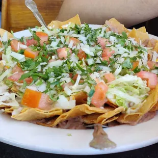 Veggies nachos