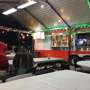 Upgraded awning that they installed recently