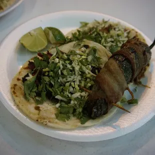 Al Pastor + Carnitas + Bacon Wrapped Jalapeno at 7 Estrellas [@ATXFYI]