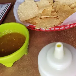Homemade chips n salsa