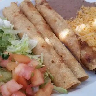 flautas de pollo