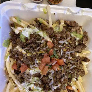 Carne asada fries