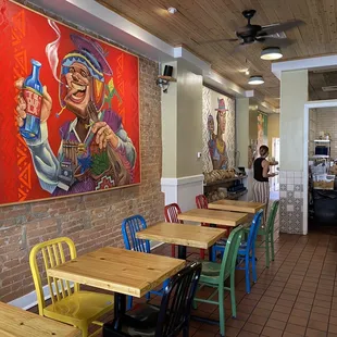 So colorful interior