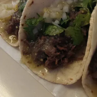 Tacos de Cabeza ... Beef Cheek