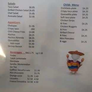 Menu-Salad-Appetizers-Kids Menu