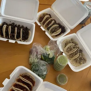 Tacos (beef, Chicken, Pork)