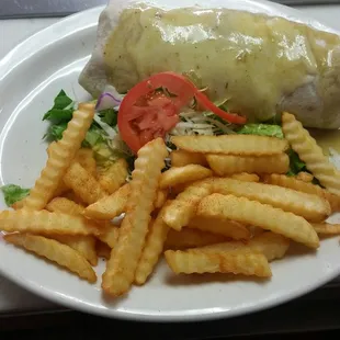 a plate of food