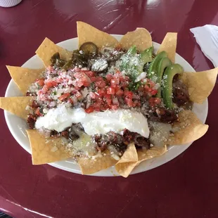 Awesome nachos al pastor