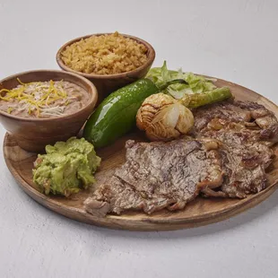 Carne asada plate