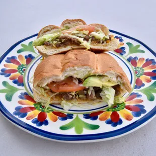 Torta Mayonnaise cheese lettuce tomato onions avocado Choice of meat