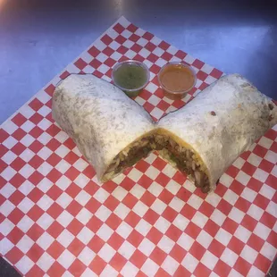 Fajitas burrito