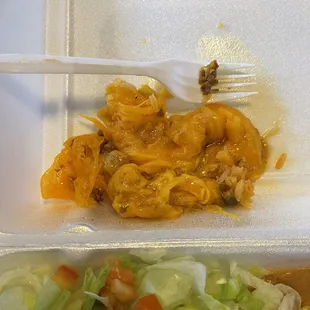 Extra cheese when I asked for light/little cheese