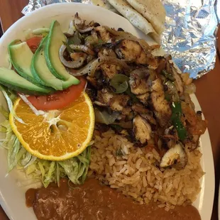 Chicken Fajita Plate