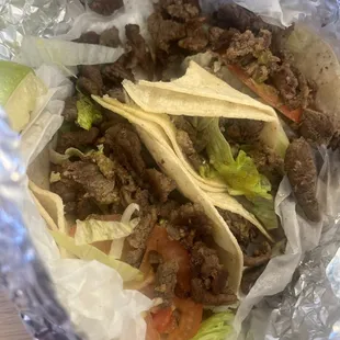 " Steak Tacos "