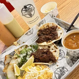 Barbacoa and Potato/Egg/Cheese