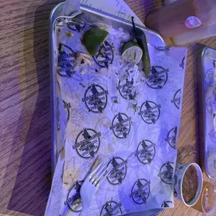 They were so dang good I had to eat them immediately. Best Trompo tacos I've ever had.