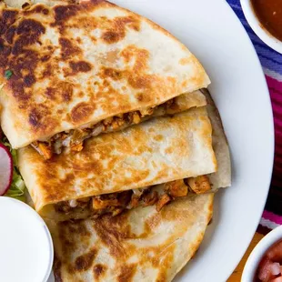 Quesadilla with meat