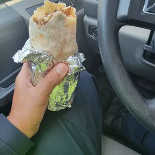 Steak super burrito