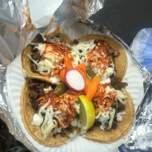 Steak tacos