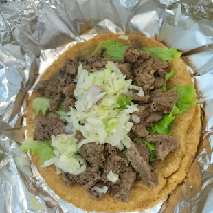 Asada panucho