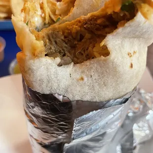 Carnitas burrito