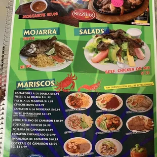New Menu 09/07/19