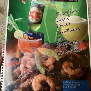 New Menu 09/07/19