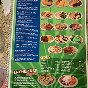 New Menu 09/07/19