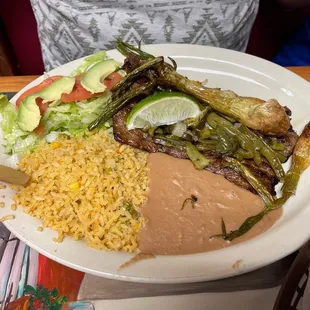 Plato de asada