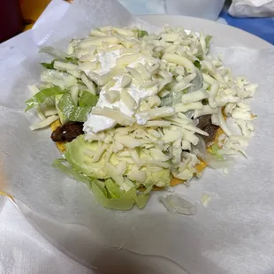 Fajita tostada