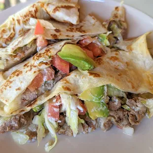 SINCRONIZIDA: A quesadilla and torta fusion.