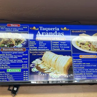 Menu 1 as of 8.24.2024