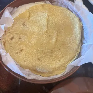 Real deal corn tortillas. Big, delicious and perfection.