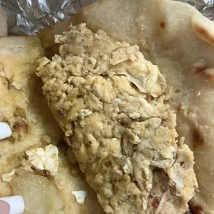 My 3 tacos have egg shells and I call and they have attitude like if I'm lying