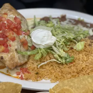 Chicken chimichanga