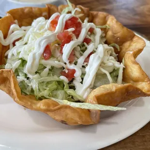 Lunch taco salad