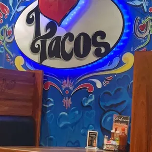 interior, tacos